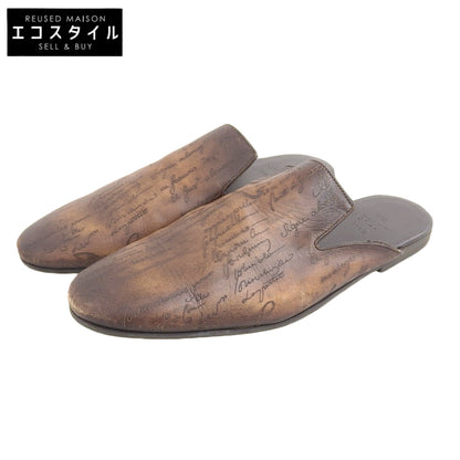 berluti ベルルッティ カリグラフィ サイラスオマーン スリッパ メンズ 8 シューズ 8