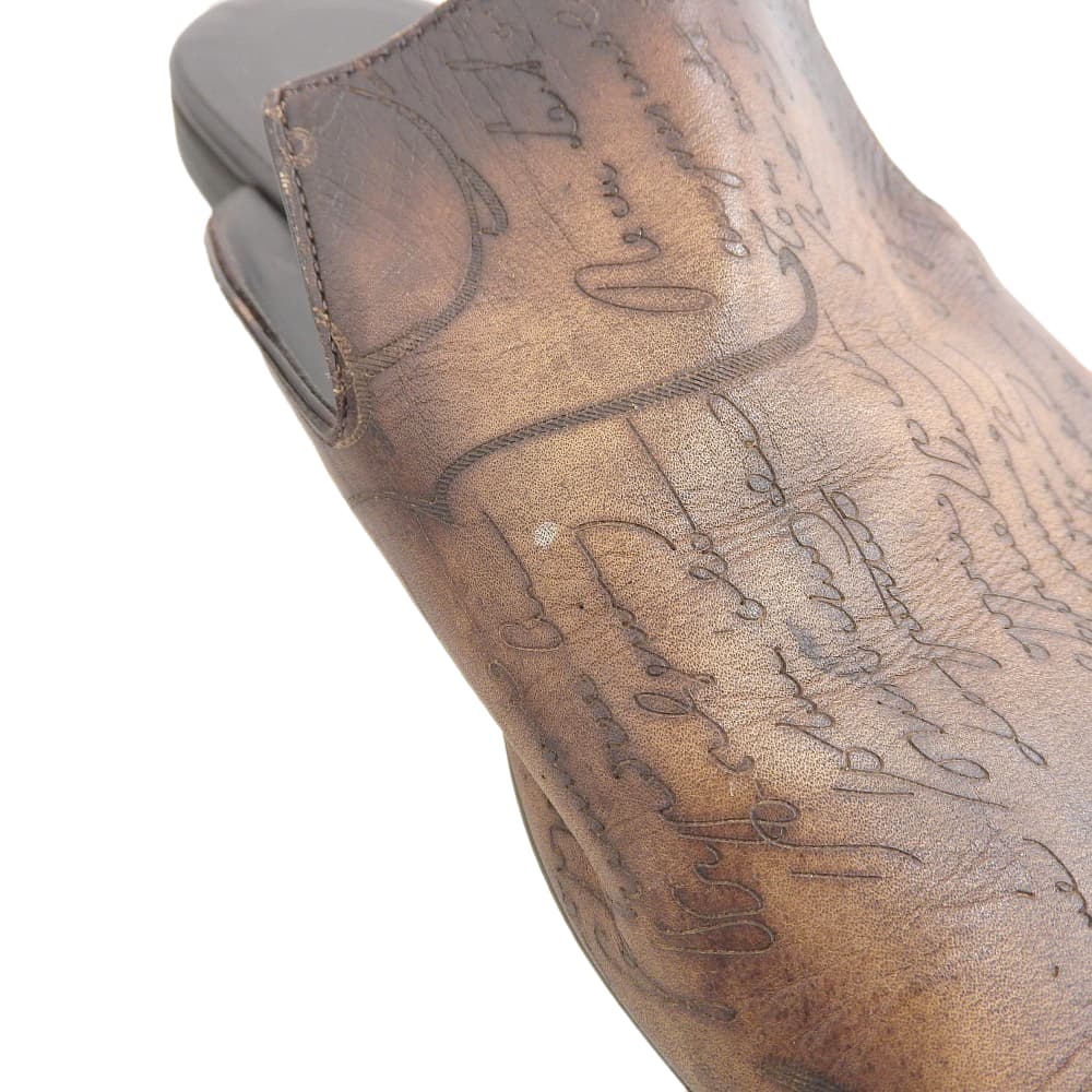 berluti ベルルッティ カリグラフィ サイラスオマーン スリッパ メンズ 8 シューズ 8