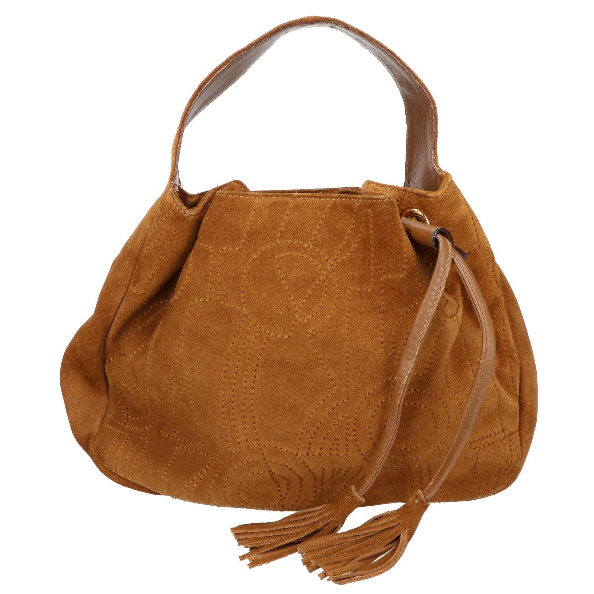 Salvatore Ferragamo サルヴァトーレフェラガモ BZ-21 5699 ステッチ ワンハンドル ハンドバッグ