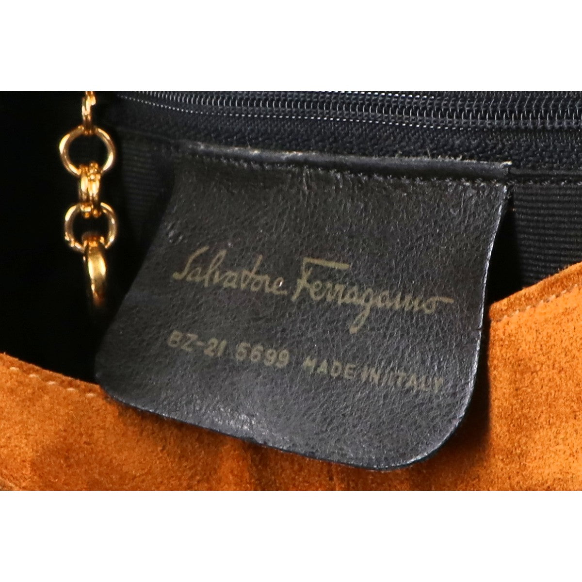 Salvatore Ferragamo サルヴァトーレフェラガモ BZ-21 5699 ステッチ ワンハンドル ハンドバッグ