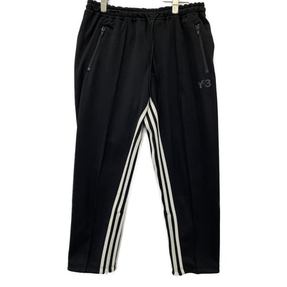 Y-3 ワイスリー ﾌﾞﾗｯｸ FJ0392 ｲﾝｻｲﾄﾞﾗｲﾝ ｸﾛｯﾌﾟﾄﾞﾄﾗｯｸﾊﾟﾝﾂ ボトムス S