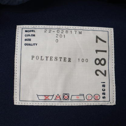 sacai サカイ ﾌﾞﾙｰ 22-02817M 22AW ﾃｸﾆｶﾙｼﾞｬｰｼﾞｰﾊﾟﾝﾂ ボトムス O