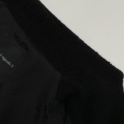 1piu1uguale3 ウノピゥウノウグァーレトレ MRC058 ボア ロング チェスターコート コート IV