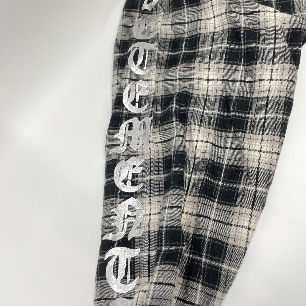VETEMENTS ヴェトモン 22AW UA53SH750B Double Anarchy Flannel Shirt トップス S
