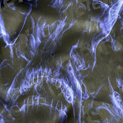 VETEMENTS ヴェトモン UA52SH450B Short Sleeve Skulls Logo Print Shir トップス XS