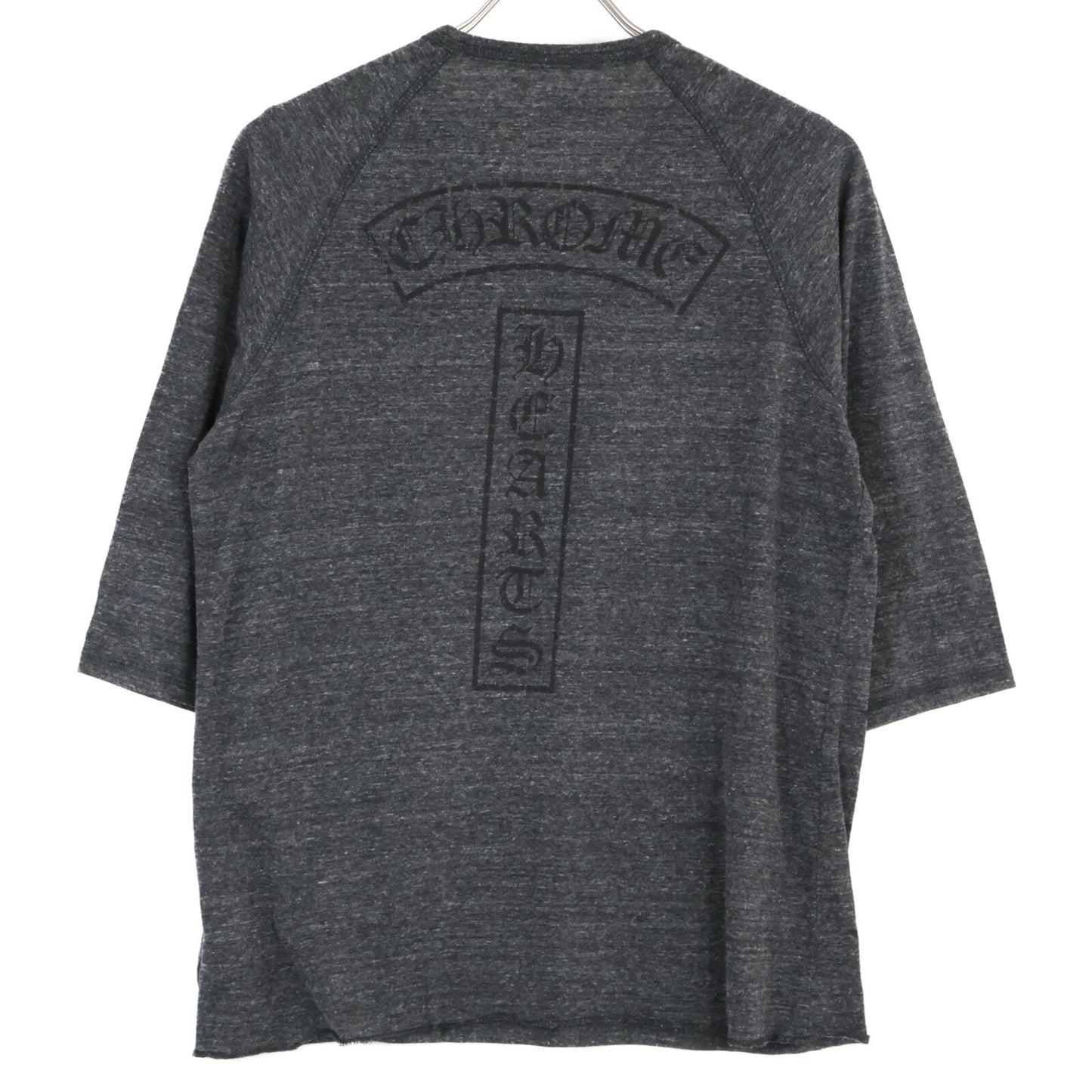 Chrome Hearts クロムハーツ スタープリント ヘンリーネック ラグランTシャツ トップス M
