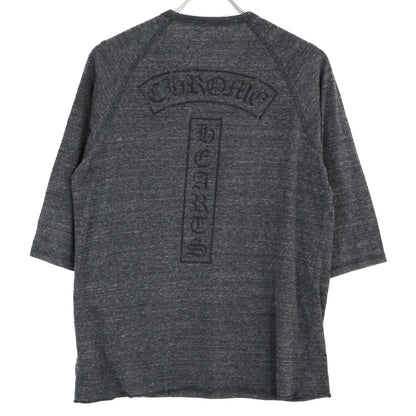 Chrome Hearts クロムハーツ スタープリント ヘンリーネック ラグランTシャツ トップス M