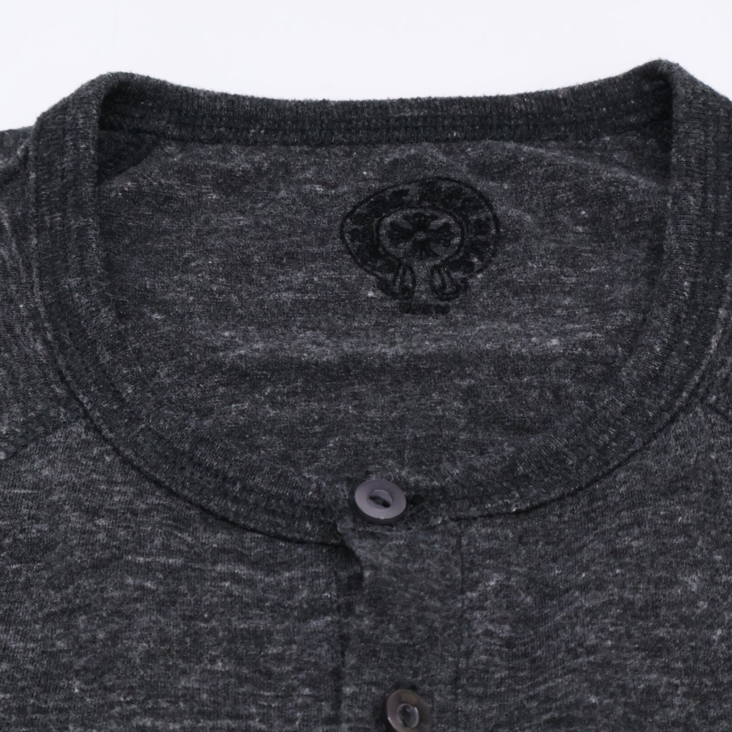 Chrome Hearts クロムハーツ スタープリント ヘンリーネック ラグランTシャツ トップス M