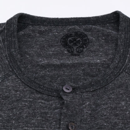 Chrome Hearts クロムハーツ スタープリント ヘンリーネック ラグランTシャツ トップス M