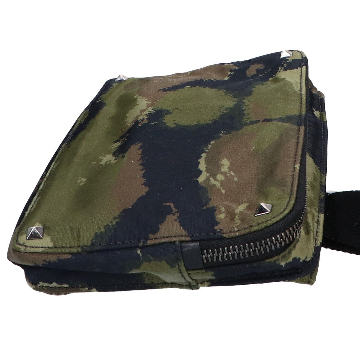Valentino Garavani ヴァレンティノガラヴァーニ ロックスタッズ カモフラージュ柄 ナイロン ボディバッグ