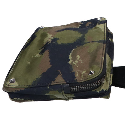 Valentino Garavani ヴァレンティノガラヴァーニ ロックスタッズ カモフラージュ柄 ナイロン ボディバッグ