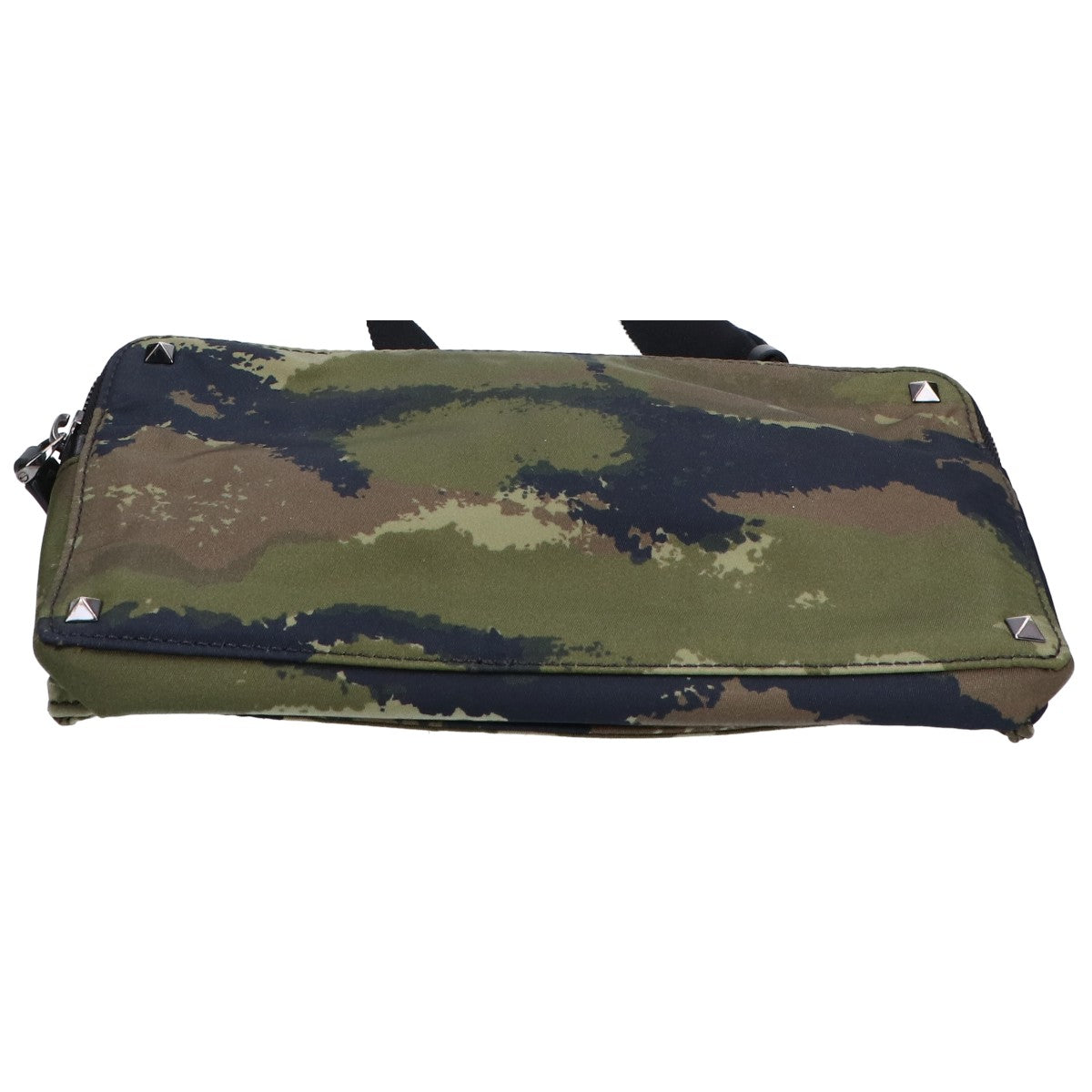 Valentino Garavani ヴァレンティノガラヴァーニ ロックスタッズ カモフラージュ柄 ナイロン ボディバッグ