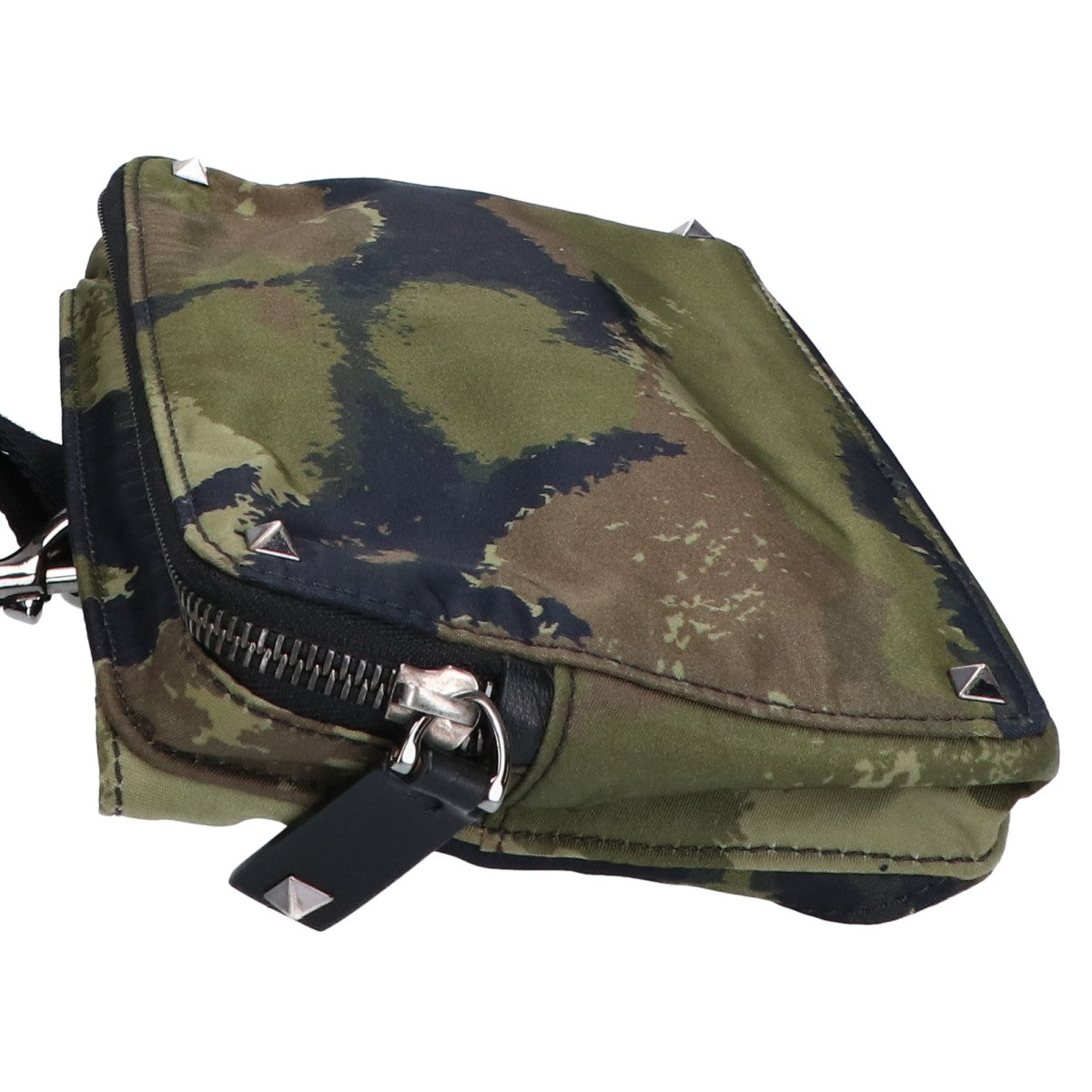 Valentino Garavani ヴァレンティノガラヴァーニ ロックスタッズ カモフラージュ柄 ナイロン ボディバッグ