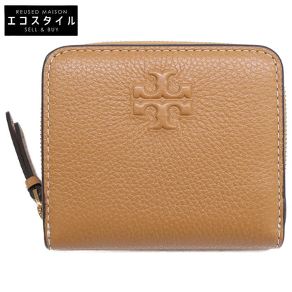 Tory Burch トリーバーチ 【新品同様】146463 THEA BI FOLD WALLET ティア レザー バイフォールド ウォレット 二つ折り財布（小銭入れあり）