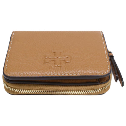 Tory Burch トリーバーチ 【新品同様】146463 THEA BI FOLD WALLET ティア レザー バイフォールド ウォレット 二つ折り財布（小銭入れあり）
