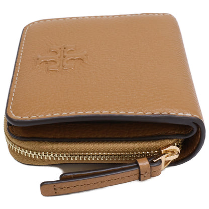 Tory Burch トリーバーチ 【新品同様】146463 THEA BI FOLD WALLET ティア レザー バイフォールド ウォレット 二つ折り財布（小銭入れあり）