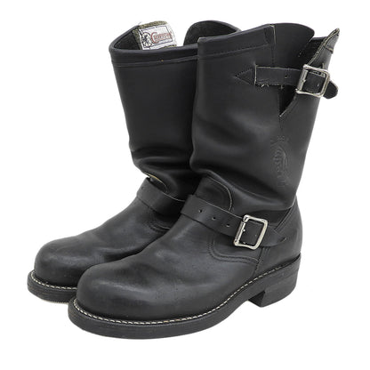Chippewa チペワ エンジニアブーツ シューズ メンズ ブラック 6 E 27863 シューズ 6 E