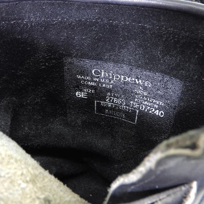 Chippewa チペワ エンジニアブーツ シューズ メンズ ブラック 6 E 27863 シューズ 6 E