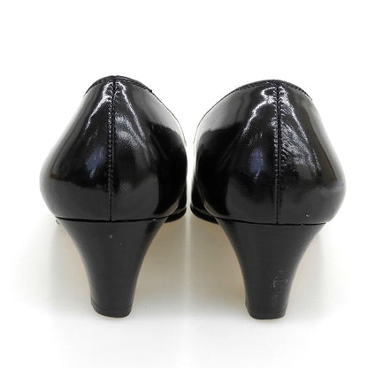 Salvatore Ferragamo サルヴァトーレフェラガモ レザー ヴァラリボン パンプス レディース ブラック 6C シューズ 6C