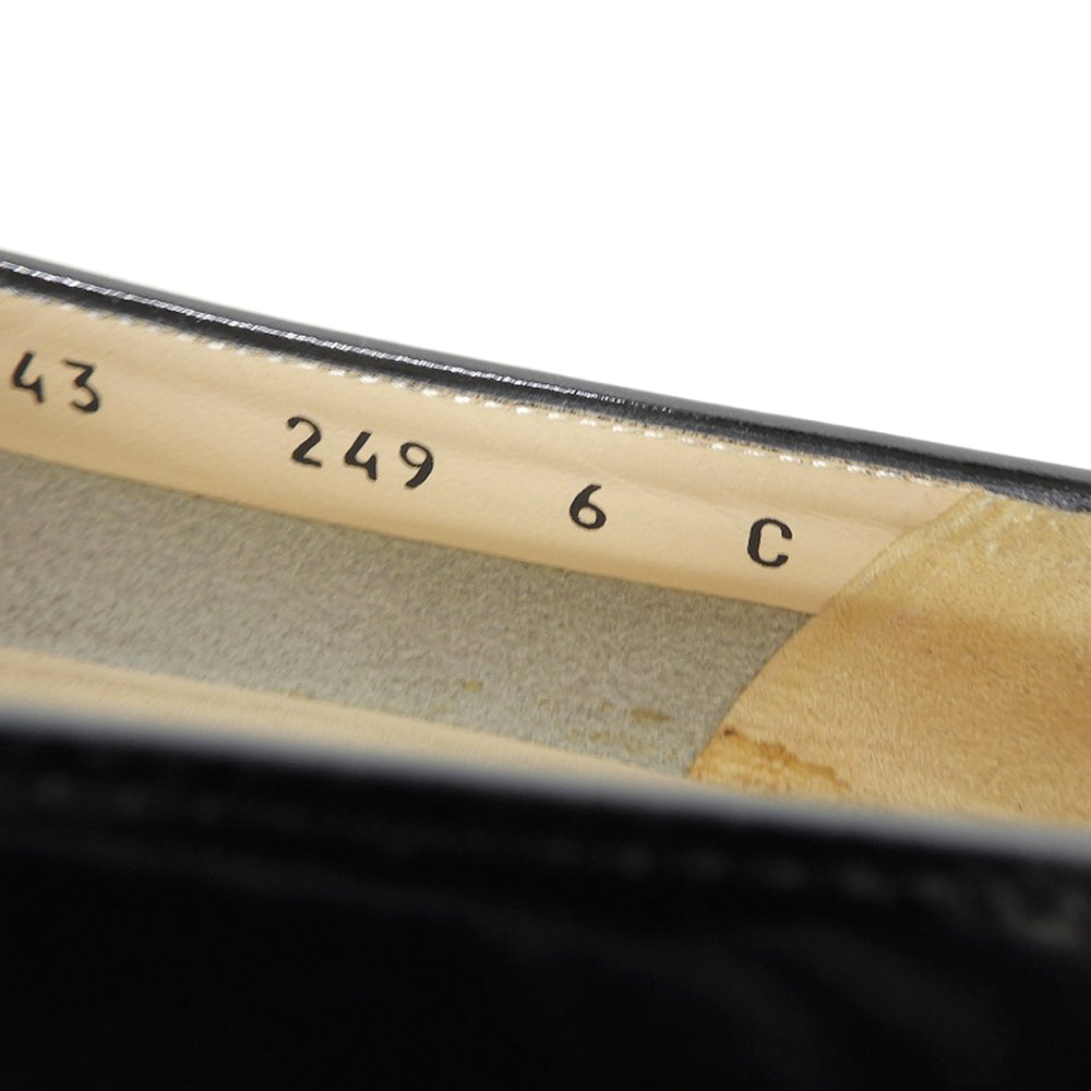 Salvatore Ferragamo サルヴァトーレフェラガモ レザー ヴァラリボン パンプス レディース ブラック 6C シューズ 6C