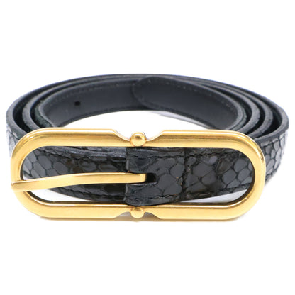 SAINT LAURENT PARIS サンローランパリ 型押しレザー ベルト 80