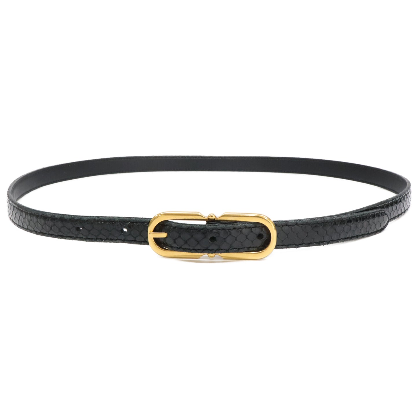 SAINT LAURENT PARIS サンローランパリ 型押しレザー ベルト 80