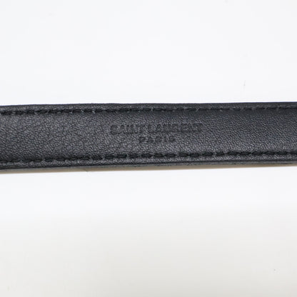 SAINT LAURENT PARIS サンローランパリ 型押しレザー ベルト 80