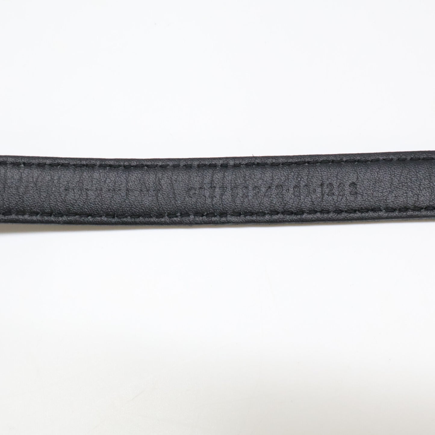 SAINT LAURENT PARIS サンローランパリ 型押しレザー ベルト 80