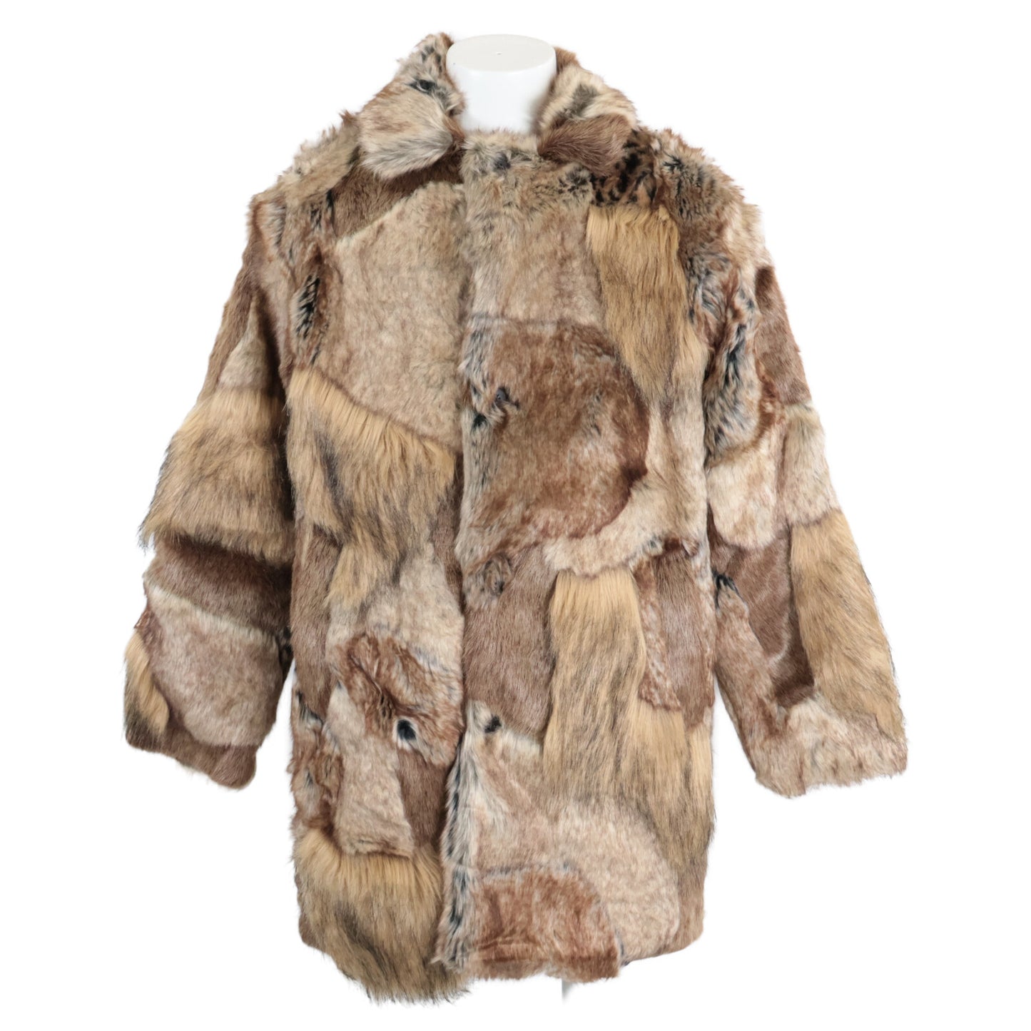 Supreme シュプリーム ×MM6 24SS フェイクファーパッチワークコート コート M