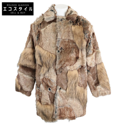 Supreme シュプリーム ×MM6 24SS フェイクファーパッチワークコート コート M