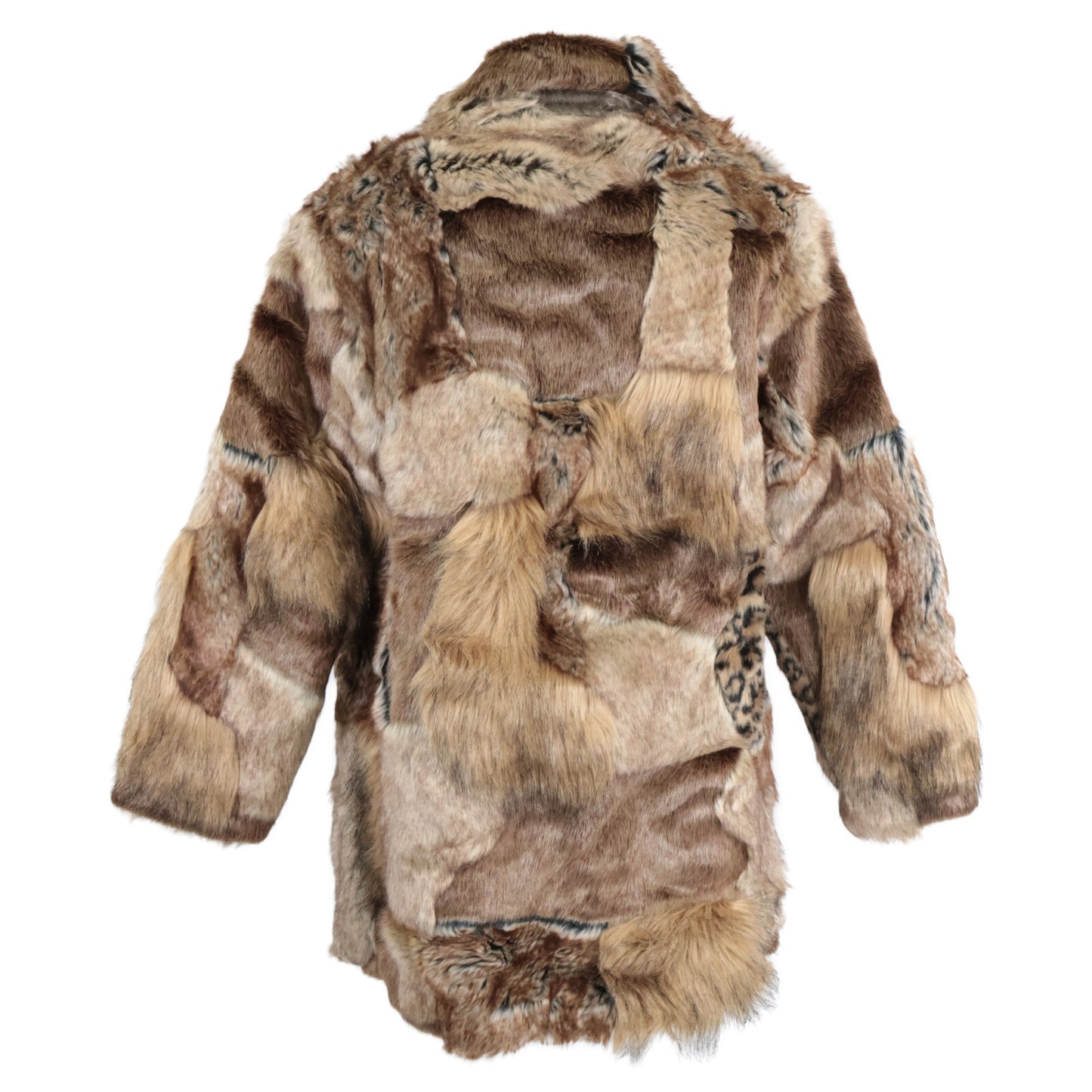 Supreme シュプリーム ×MM6 24SS フェイクファーパッチワークコート コート M