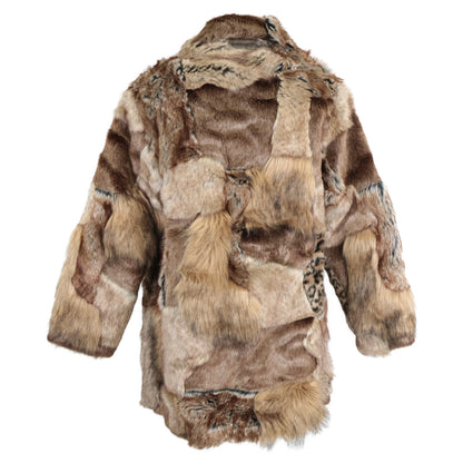 Supreme シュプリーム ×MM6 24SS フェイクファーパッチワークコート コート M