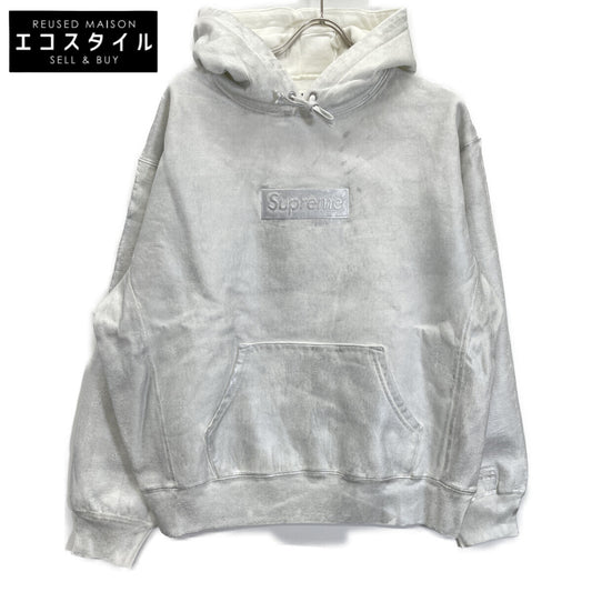 Supreme シュプリーム ×MM6 ﾎﾜｲﾄ Foil ﾎﾞｯｸｽﾛｺﾞ ﾌｰﾃﾞｨｽｳｪｯﾄ トップス 6