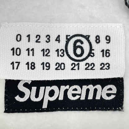 Supreme シュプリーム ×MM6 ﾎﾜｲﾄ Foil ﾎﾞｯｸｽﾛｺﾞ ﾌｰﾃﾞｨｽｳｪｯﾄ トップス 6