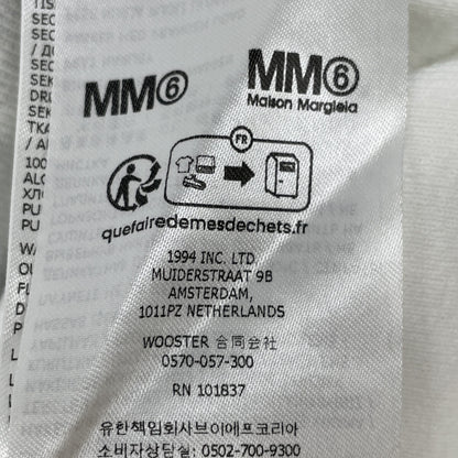 Supreme シュプリーム ×MM6 ﾎﾜｲﾄ Foil ﾎﾞｯｸｽﾛｺﾞ ﾌｰﾃﾞｨｽｳｪｯﾄ トップス 6