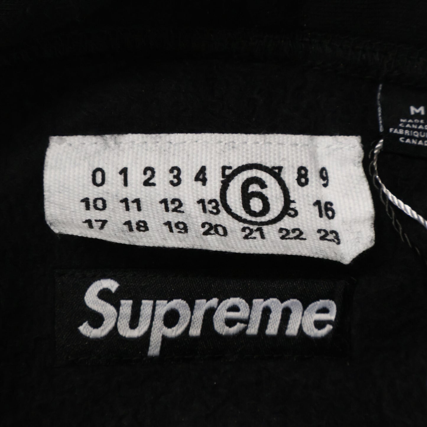 Supreme シュプリーム 新品未使用 ×MM6 Foil ボックスロゴ フーディスウェット トップス M