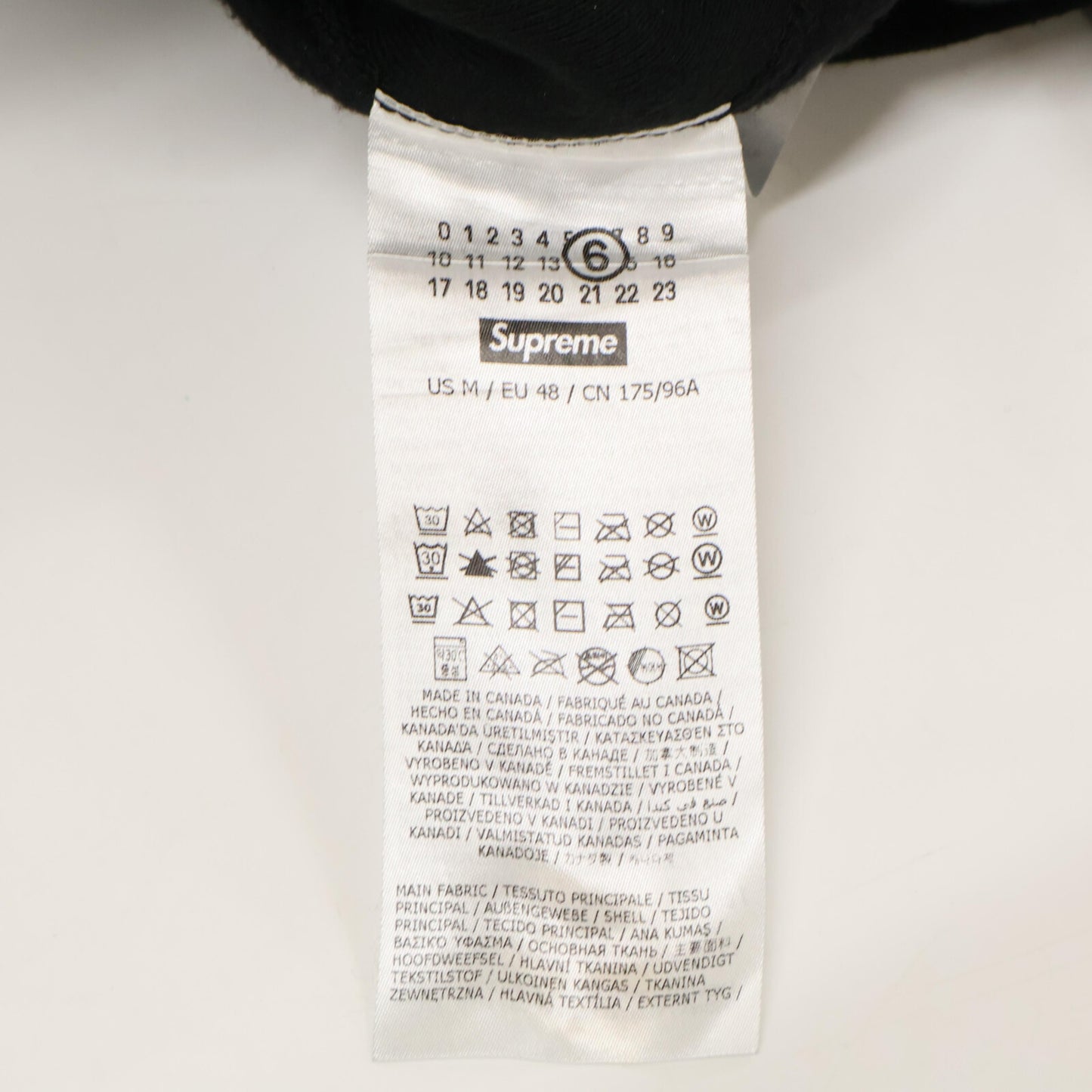 Supreme シュプリーム 新品未使用 ×MM6 Foil ボックスロゴ フーディスウェット トップス M