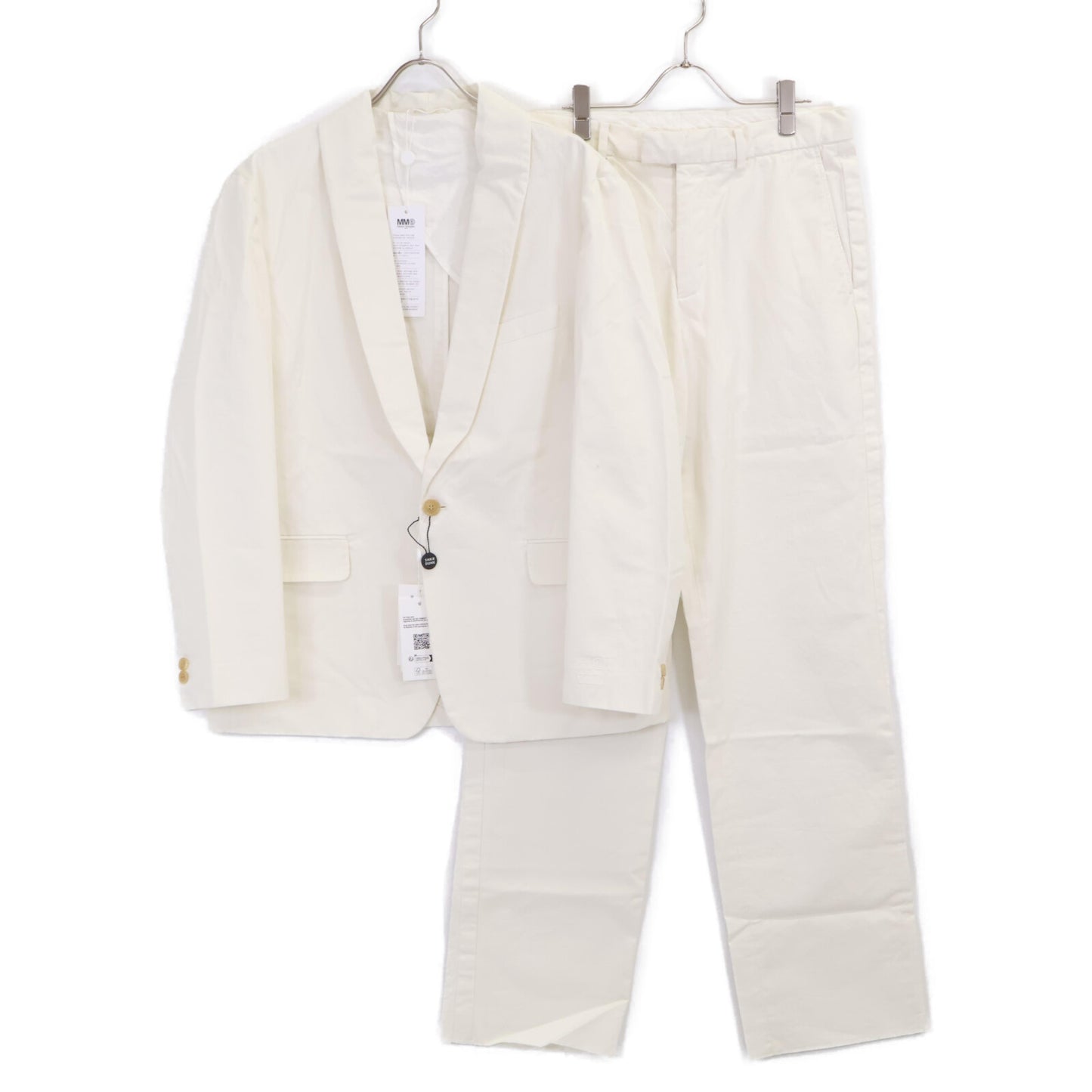 Supreme シュプリーム ｘMM6【新品/国内正規/24SS】SH2FT0001 M351752 1Bショールカラージャケット/パンツ スーツ セットアップ M