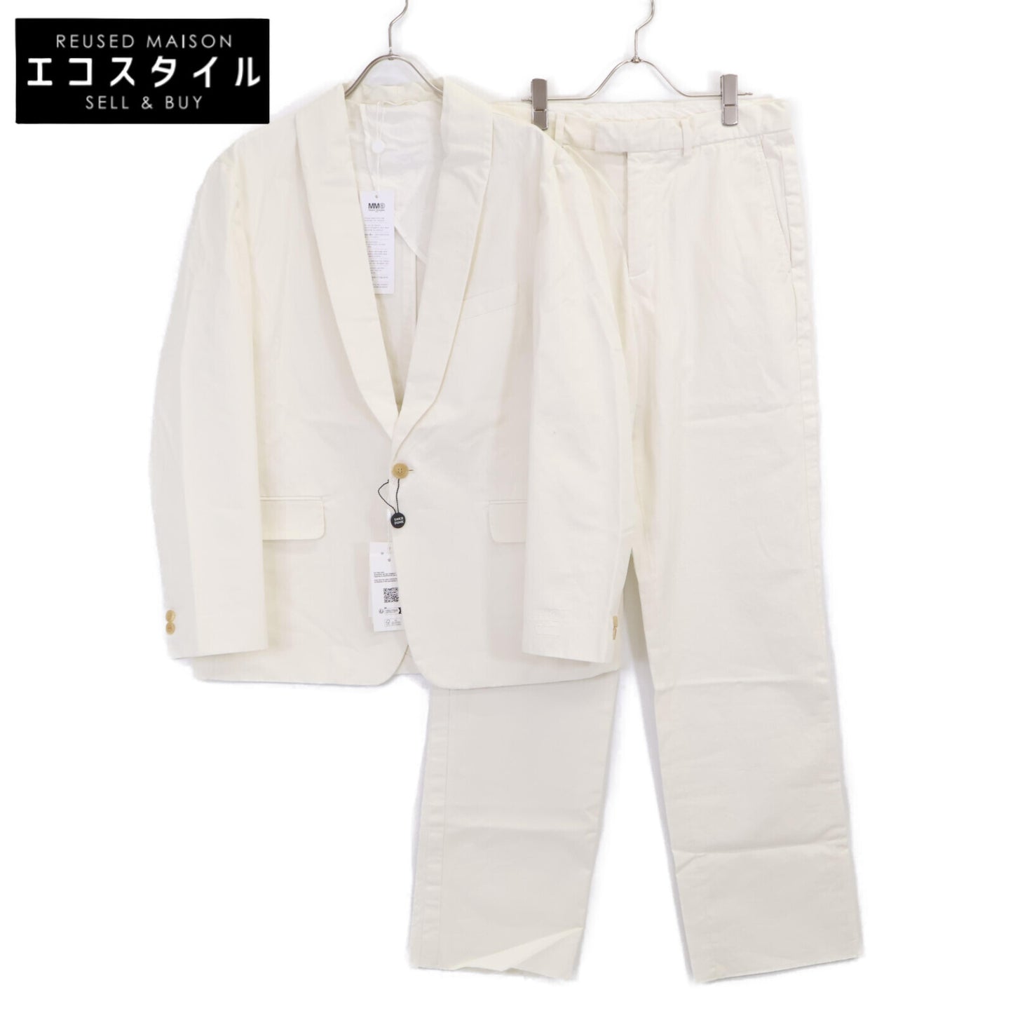 Supreme シュプリーム ｘMM6【新品/国内正規/24SS】SH2FT0001 M351752 1Bショールカラージャケット/パンツ スーツ セットアップ M