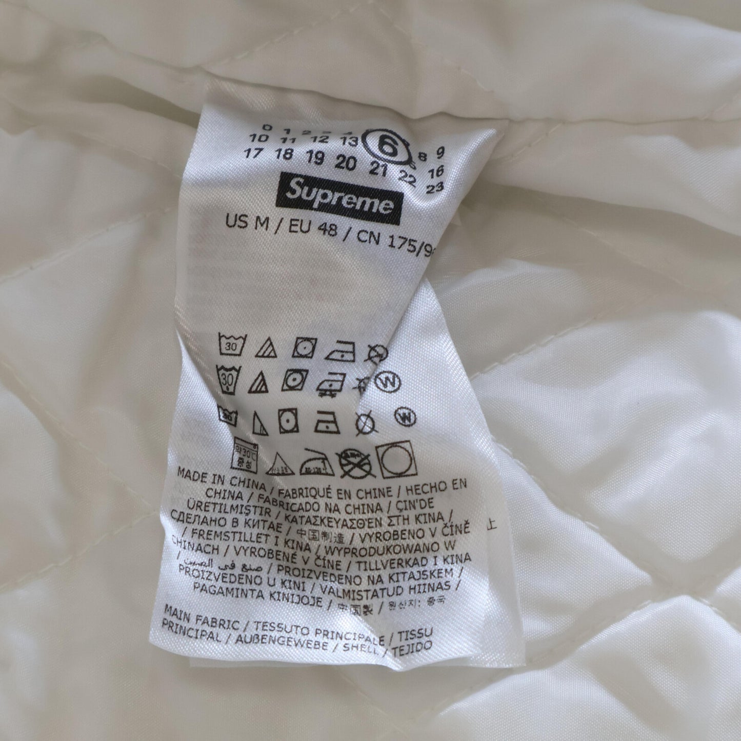 Supreme シュプリーム 美品 ×MM6 24SS パデッドシャツ トップス M