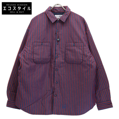 Supreme シュプリーム 新品未使用 ×MM6 24SS ストライプ パデッドシャツ トップス M