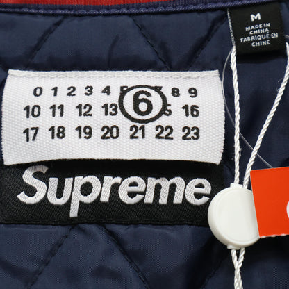 Supreme シュプリーム 新品未使用 ×MM6 24SS ストライプ パデッドシャツ トップス M