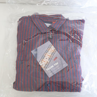 Supreme シュプリーム 新品未使用 ×MM6 24SS ストライプ パデッドシャツ トップス M