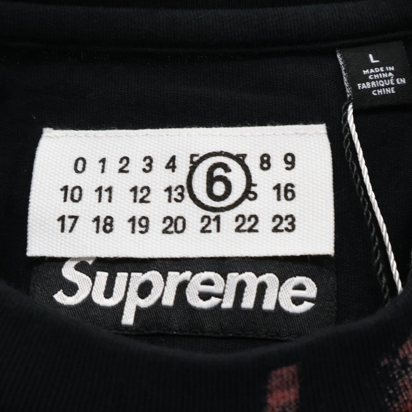 Supreme シュプリーム 新品未使用 ×MM6 24SS リキッドブルー Tシャツ トップス L