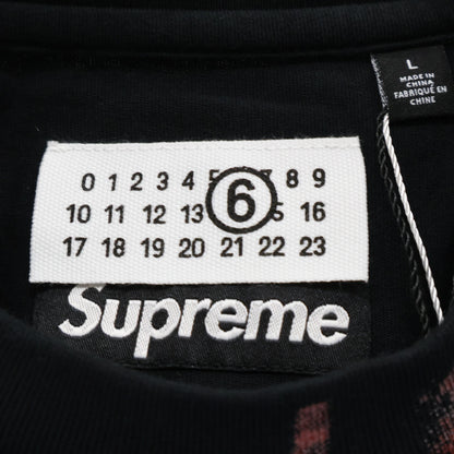 Supreme シュプリーム 新品未使用 ×MM6 24SS リキッドブルー Tシャツ トップス L