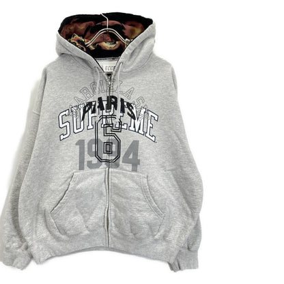 Supreme シュプリーム ×MM6 24SS ｸﾞﾚｰ ｼﾞｯﾌﾟｱｯﾌﾟﾌｰﾃﾞｨｽｳｪｯﾄｼｬﾂ トップス 6