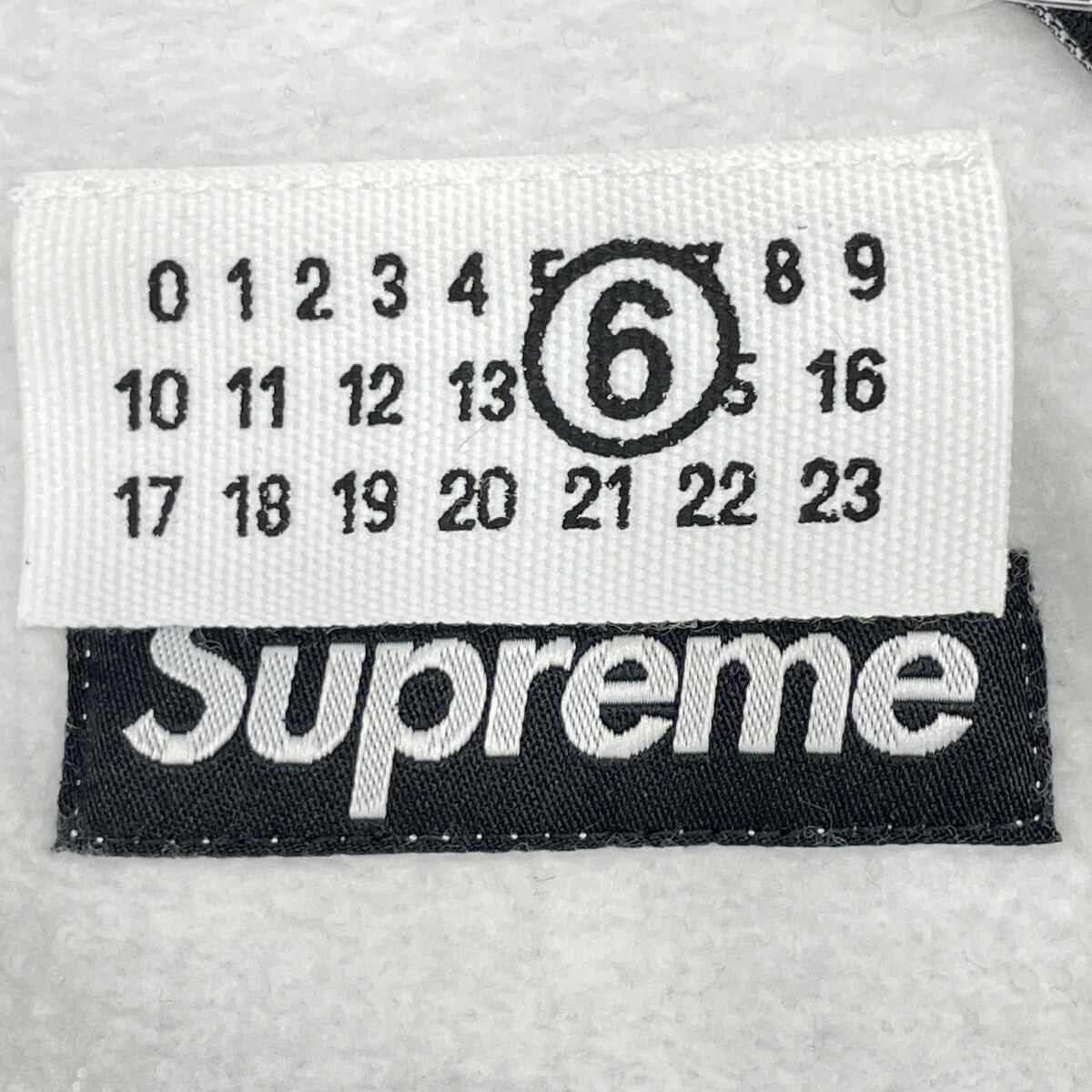 Supreme シュプリーム ×MM6 24SS ｸﾞﾚｰ ｼﾞｯﾌﾟｱｯﾌﾟﾌｰﾃﾞｨｽｳｪｯﾄｼｬﾂ トップス 6