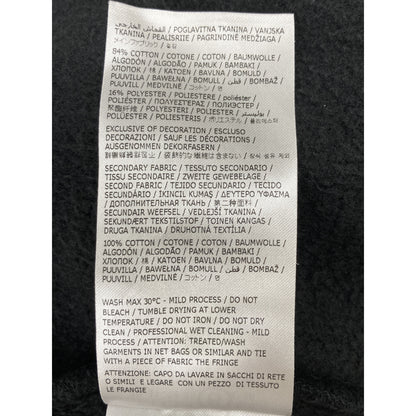 Supreme シュプリーム ×MM6 24SS ﾌﾞﾗｯｸ ｼﾞｯﾌﾟｱｯﾌﾟﾌｰﾃﾞｨｽｳｪｯﾄｼｬﾂ トップス M