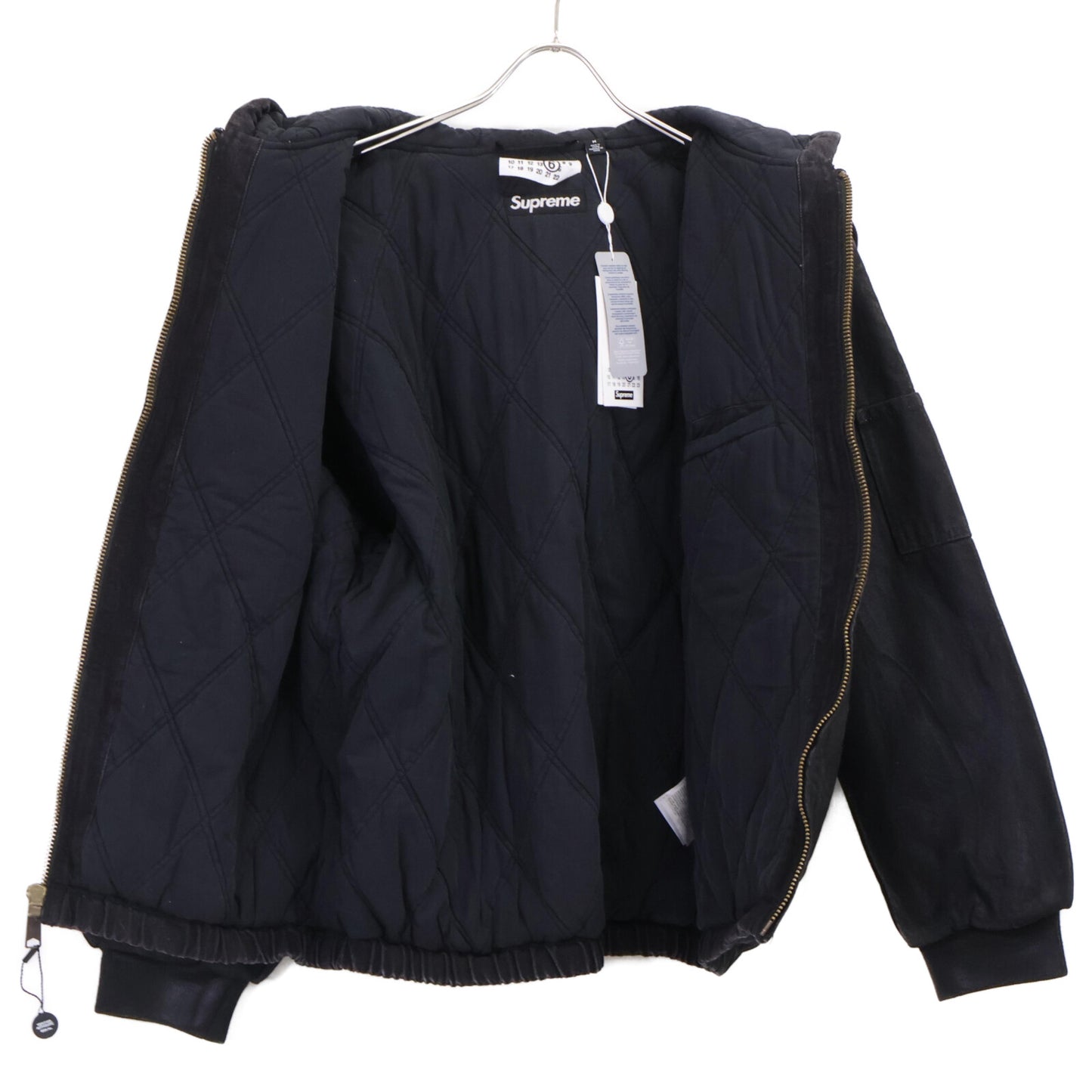 Supreme シュプリーム ｘMM6【新品/国内正規/24SS】Foil Hooded Work Jacket フーディ ワーク ジャケット M