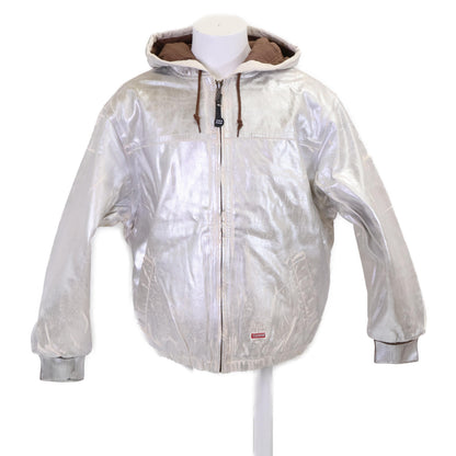 Supreme シュプリーム ｘMM6【新品/国内正規/24SS】Foil Hooded Work Jacket フーディ ワーク ジャケット M